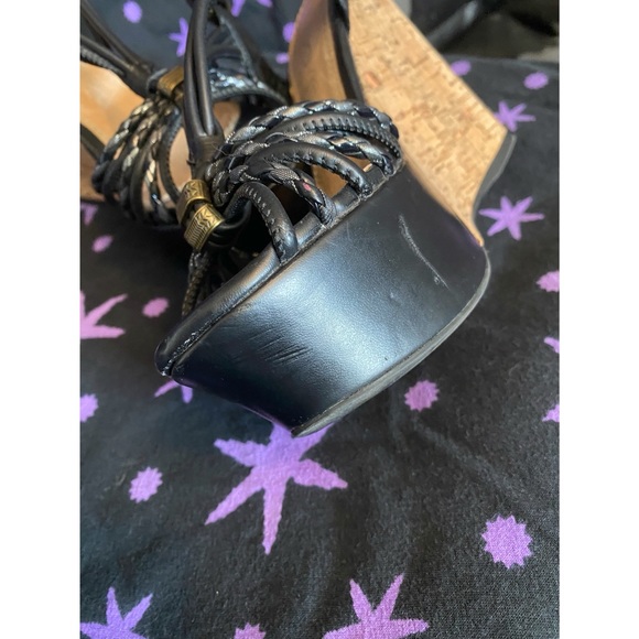 Slingback wedge sandals - Picture 5 of 7